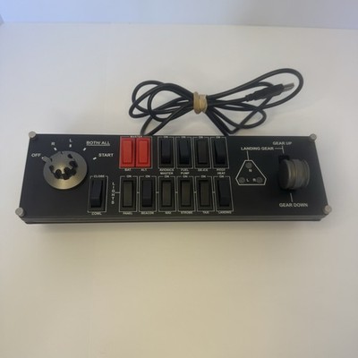 Logitech G Saitek Pro Flight Switch Panel - Black Skills Flight Tool Pilot
