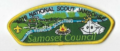 2010 National Jamboree JSP Samoset Council Yellow bdr.