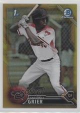 2016 Bowman Draft Chrome Picks Gold Refractor 6/50 Anfernee Grier #BDC-11 k0w