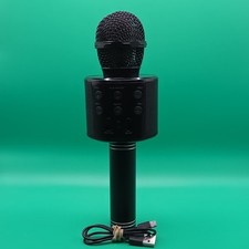 ART SOUND AR461 Bluetooth Wireless Karaoke Microphone USB Charging Black