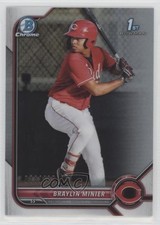 2022 Bowman Chrome Prospects Refractor 344/499 Braylin Minier #BCP-93 fm0