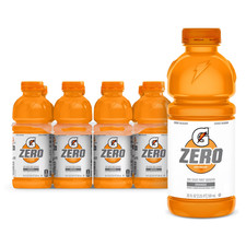 Gatorade Thirst, Quencher Zero, Sugar Sports, Drink Orange 20Oz Bottles - 8 Pack