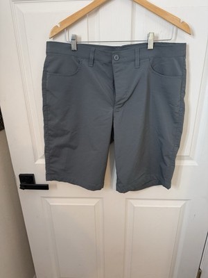 Under Armour Match Play Golf Shorts Men 38 Gray HeatGear Stretch Performance