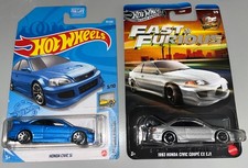 Hot Wheels Fast & Furious 1993 Honda Civic Coupe EX EJ1 Silver |Honda Civic Si🔵