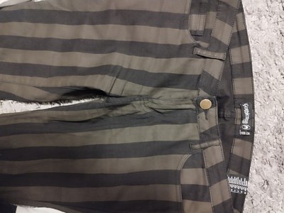 EMP Schwarze Damen Hose Schwarz Größe 38/40 Gothicana
