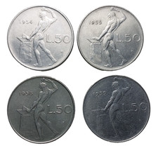 Italian 50 Lire 1954–1987 Acmonital – Select Coin