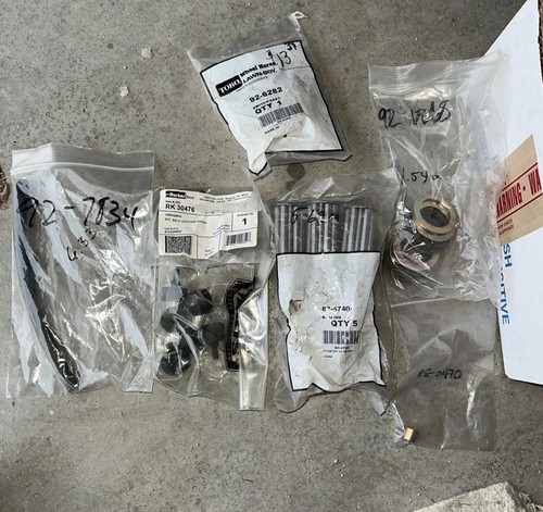 Lot of Toro Grounds Mower Parts SelfVent Drain Kit, Bearings, Switch ...