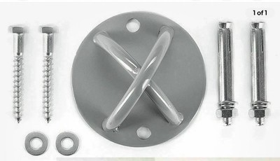 TRX XMount Anchor Suspension Strap Wall And Ceiling Mount Bracket - White