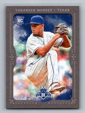 Yohander Mendez 2017 Panini Diamond Kings #152 Framed Grey Rookie Texas Rangers