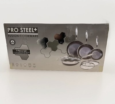 Pro Steel Fusion 7-teiliges Kochgeschirrset. 