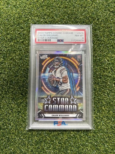 Caleb Williams #SC-5 2024 Topps Cosmic Chrome Star Command card
