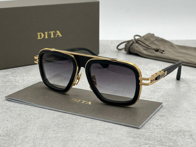 DITA LXN-EVO DT DTS403 A-01 Matte Black Metal Sunglasses Grey