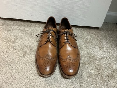Allen Edmonds Shoes Mens 13 Walnut Leather McGregor Wingtip Longwing Oxford