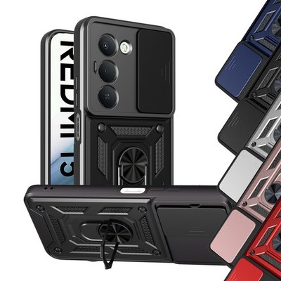 Outdoor Panzer Hülle für Xiaomi Redmi 15 4G/5G Kameraschutz Ringhalter
