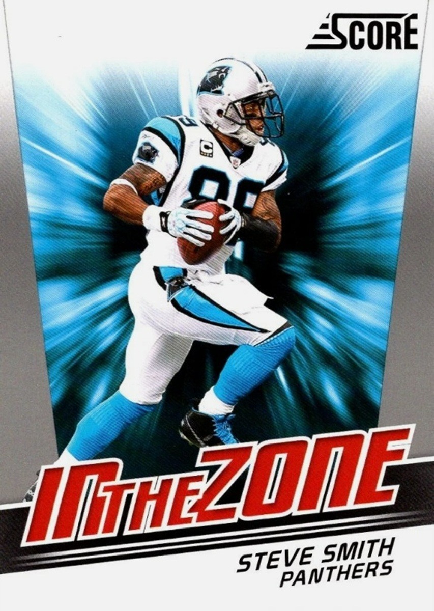 2011 Score IN THE ZONE #29 Steve Smith Carolina Panthers