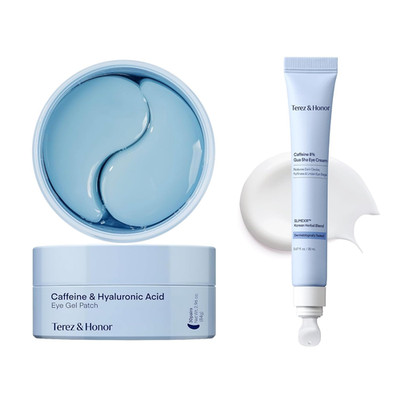 under Eye Patches for Dark Circles with 8% Caffeine Eye Cream - Eye Care 2 Step 