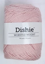 Dishie Knit Picks Worsted Weight 100% Cotton Yarn 190yds / 100 grams Blush