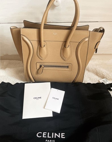 Celine Luggage Nano Dune Beige