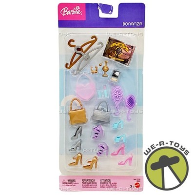 Barbie パーリーゲイツ セット Barbie Bonanza Shoes and Accessories 18 Piece Set 2003 Mattel