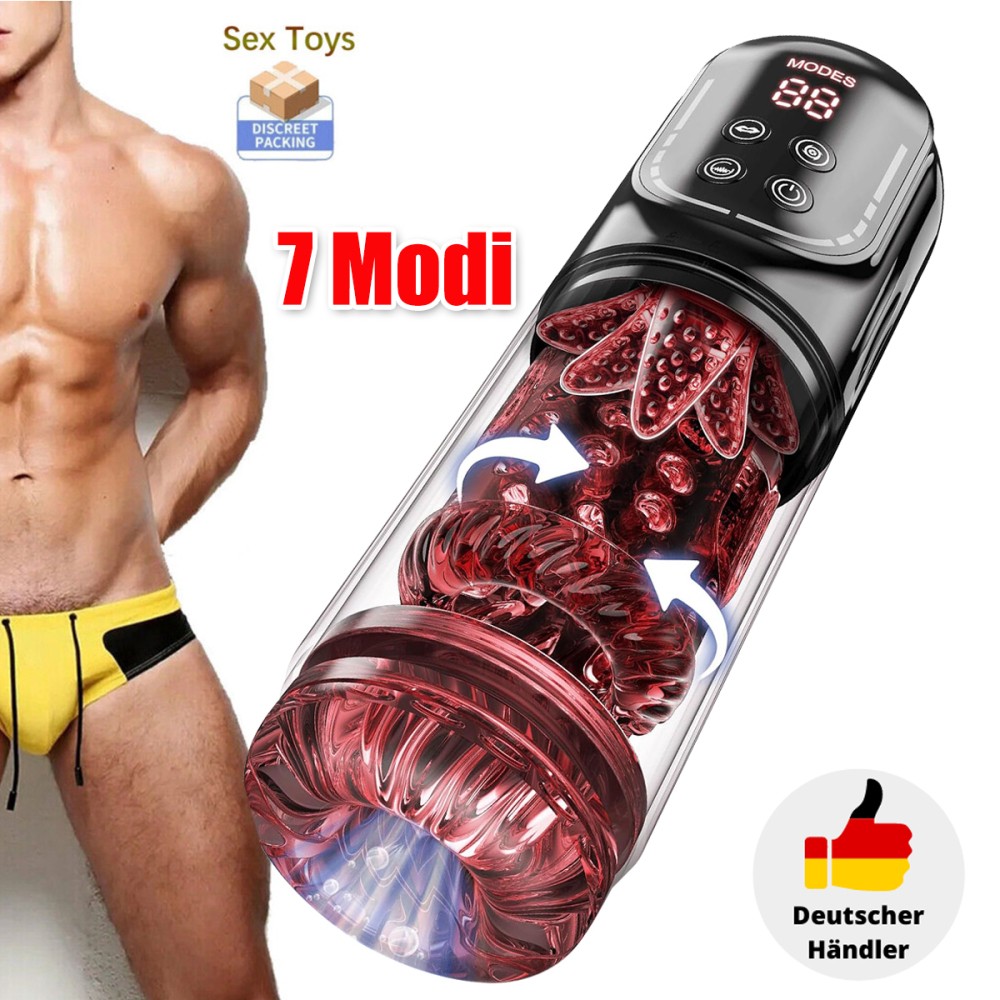 TOP! Elektrischer Masturbator Cup Handfrei Blowjob Sex Spielzeug für die Männer