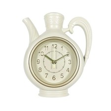 26CM Creative Kettle Wall Clock Teapot Shape Home Kitchen Office Decoration