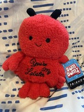 Bum Bumz By Russ "Friends" You're My Lobster Soulmate Plush Valentines NWT