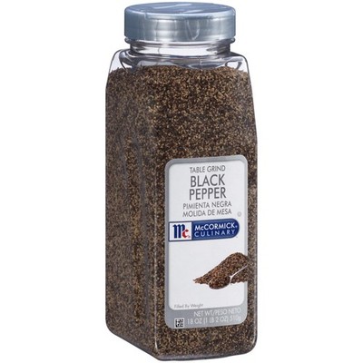 McCormick Culinary Table Grind Black 1.12 Pound (Pack of 1), blackpepper 