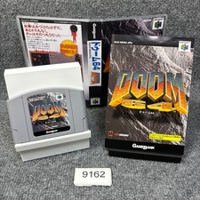 Doom 64 JP Nintendo 64 Cartridge Manual & Case Tested Works