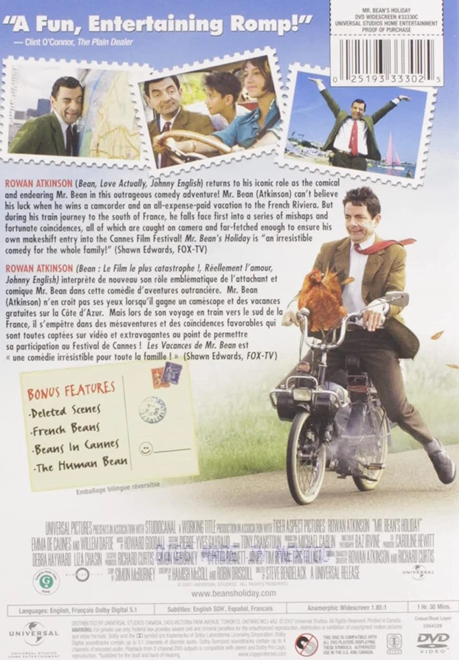 Mr. Bean's Holiday (Widescreen Edition) (DVD) Rowan Atkinson (US IMPORT) - Image 3 of 4