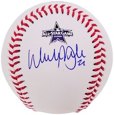 Walker Buehler Signed Official 2021 All Star Game Logo Baseball Dodgers Beckett