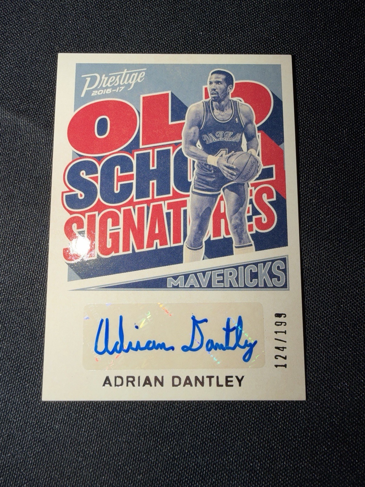 2016-17 Panini Prestige Old School Signatures /199 Adrian Dantley #4 Auto
