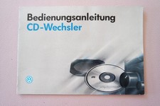VW Bedienungsanleitung CD-Wechsler 1993 für Radio GAMMA