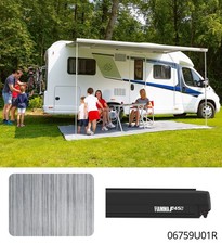 Fiamma F45S 325 Wind Out Awning Deep Black Royal Grey for Campervan Motorhome