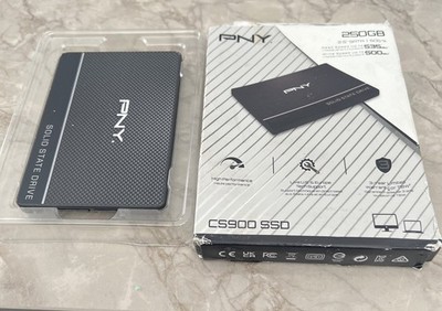 PNY CS900 Interne SSD SATA III, 2.5 Zoll, 250GB, Lesegeschwindigkeit bis zu 535