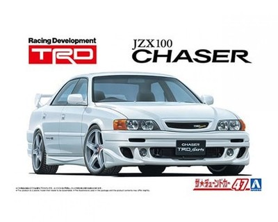 Aoshima 06880 1/24 TC#47 TRD JZX100 Chaser '98 (Toyota)
