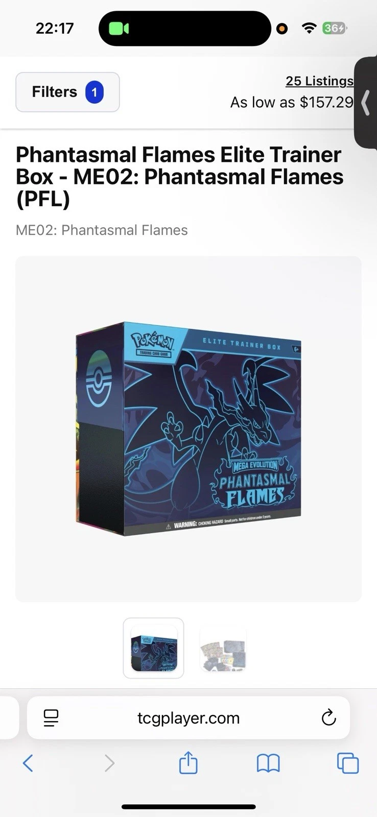Pokémon TCG Scarlet & Violet - Obsidian Flames Elite Trainer Box -FACTORY SEALED
