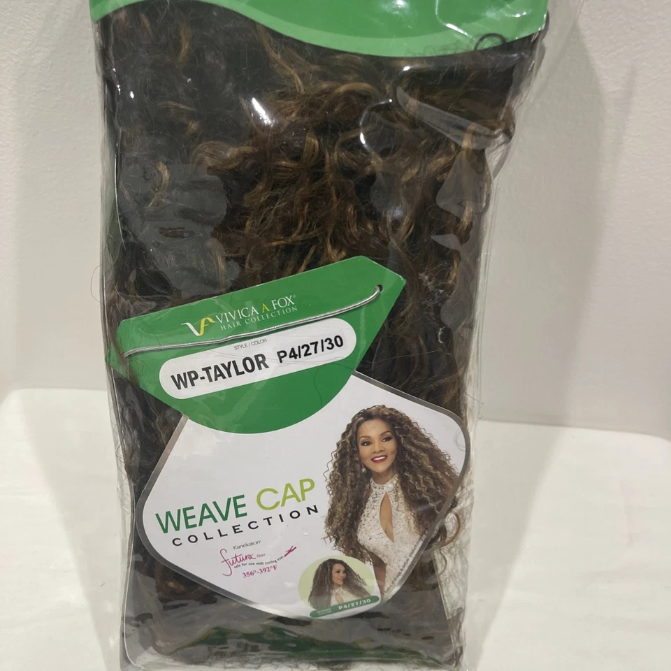 NOB WP-TAYLOR - VIVICA A FOX SYNTHETIC WEAVE CAP WIG LONG SPIRAL CURL - Image 4 of 4