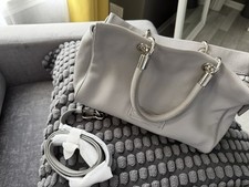 Marc Jacobs Light Gray Pebble Leather Bag + brand new wallet 
