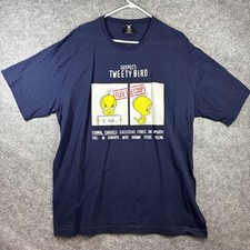 Vintage 90s Tweety Bird Single Stitch T Shirt 1995 Warner Bros Suspect Tweedy