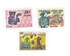 VIETNAM 3 STAMP SET 398-400 UNUSED MNH