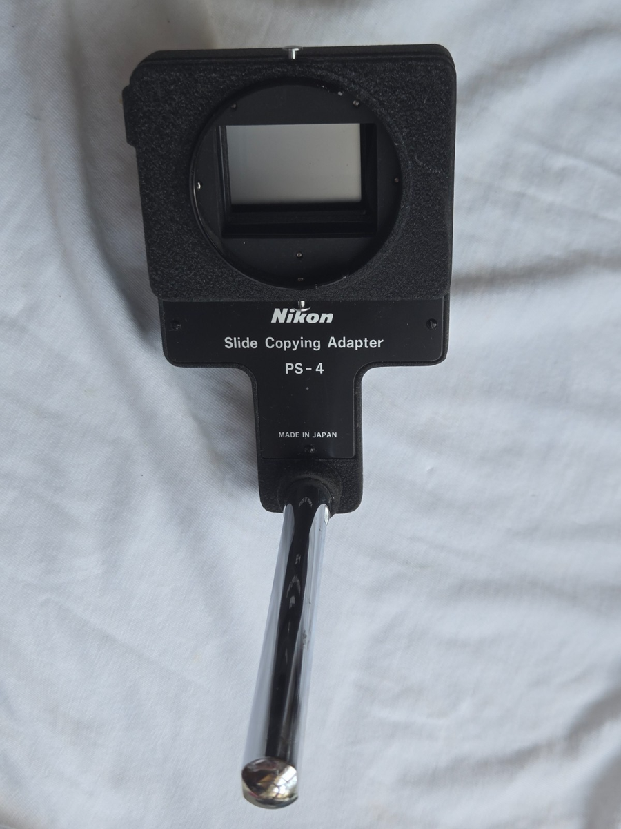 Original Nikon PB-4 Bellows Focusing Attachment + PS-4 Slide