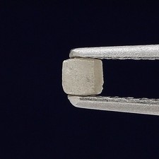 Tiny 0.12 Carat Raw Cube Shape Natural Loose Diamond