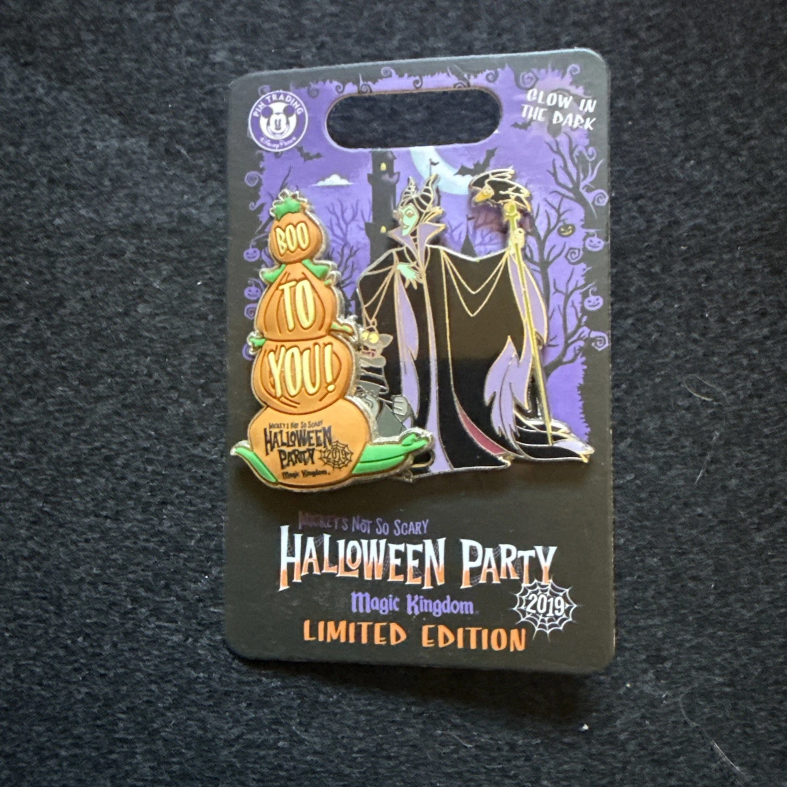 Disney Pin Halloween 2019 MNSSHP LE 5600 Villain Maleficent