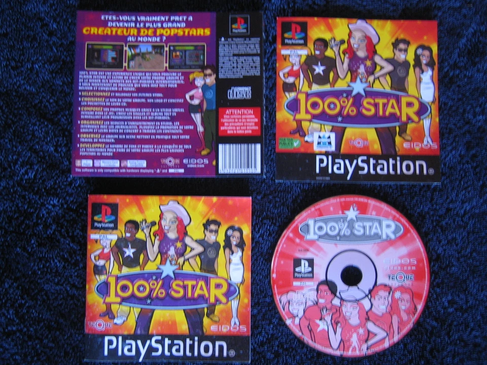 100% STAR : JEU Sony PLAYSTATION PS1 PS2 ( COMPLET boîtier cassé ) - Photo 1/1