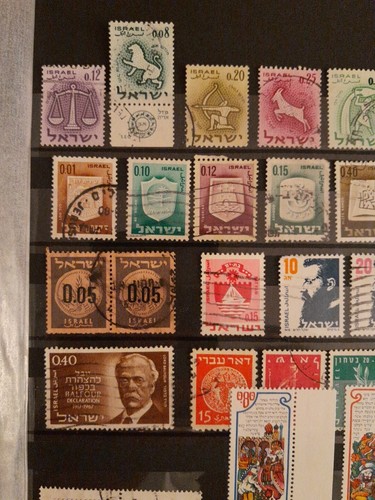 Collezione francobolli Israele su 2 pagine album - Foto 6 di 15
