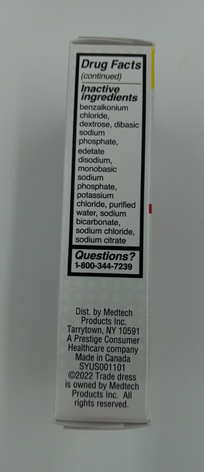 Stye Sterile Lubricant Eye Drops Minor Irritation Relief .5 oz value