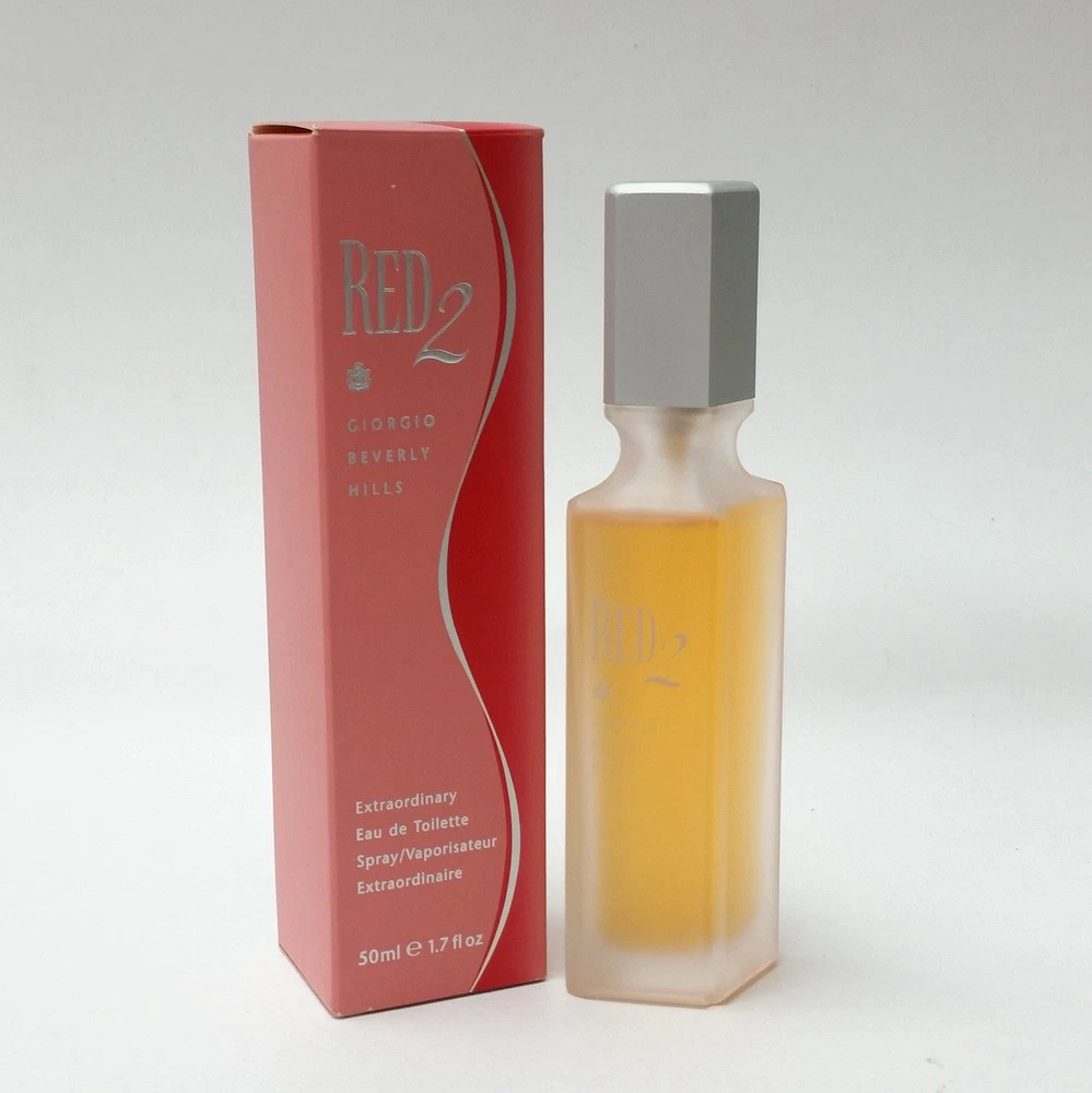Red 2 by Giorgio Beverly Hills Eau De Toilette Spray Perfume for Women 1.7 fl oz