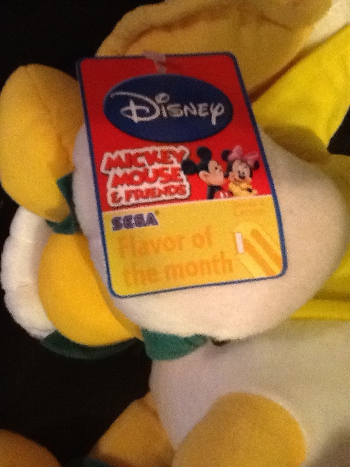 Donald Duck Sega Lemon Flavor Of The Month Plush New