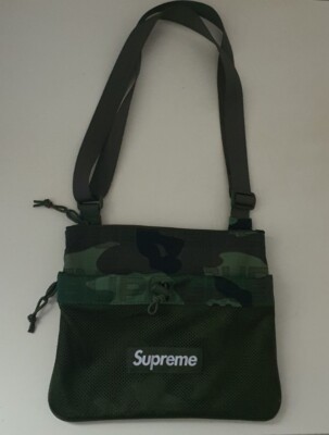 FW21 Supreme side bag Woodland Camo Shoulder bag Cordura