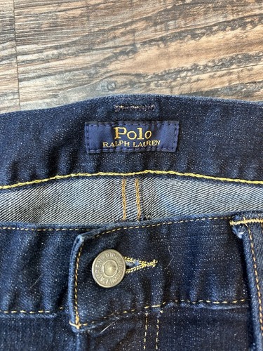Polo Ralph Lauren Sullivan Jeans Slim Fit Stretch Black Men Size 36x31 EUC - Picture 3 of 6